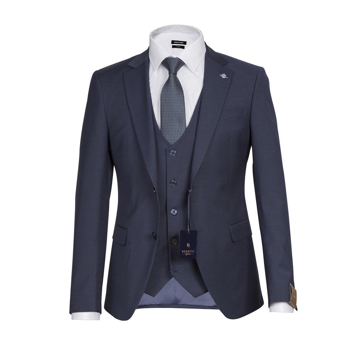 Benetti Peter Tailored Fit Suit Jacket - Ink