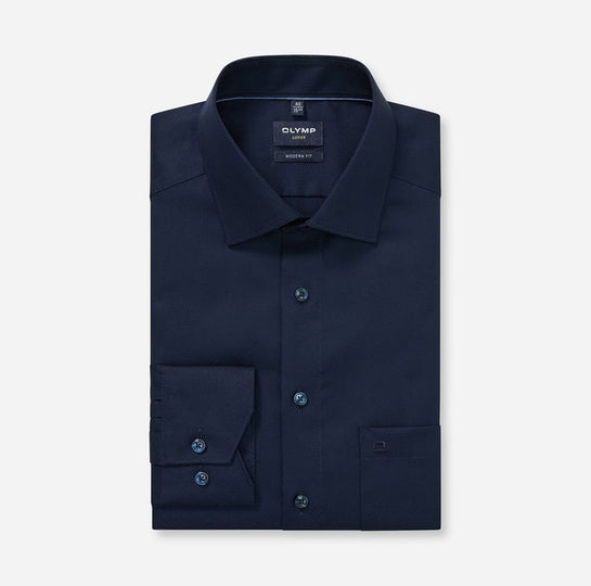 Olymp Luxor Modern Fit shirt -Navy