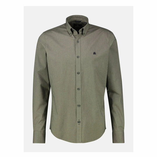 Lerros Long Sleeve Casual Shirt -Olive Green