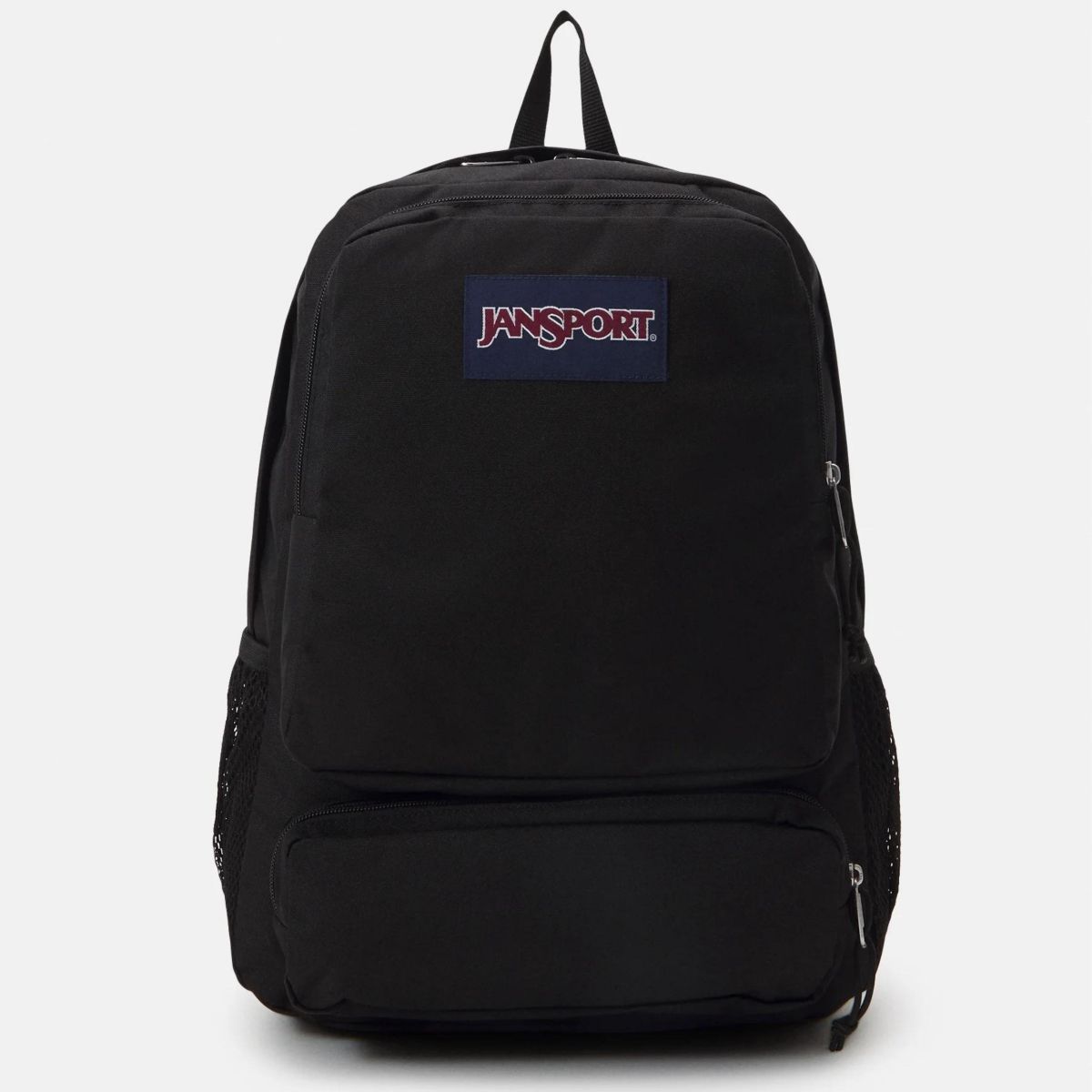 black jansport backpack with water bottle holder JanSport Doubleton Backpack