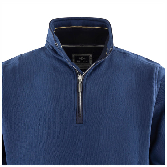 Baileys 1/4 Zip Sweater - Blue