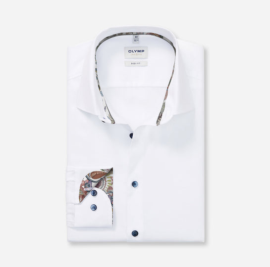 Olymp Luxor Body Fit shirt - White