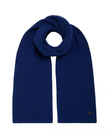 Remus Uomo Wool-Blend Scarf - Blue