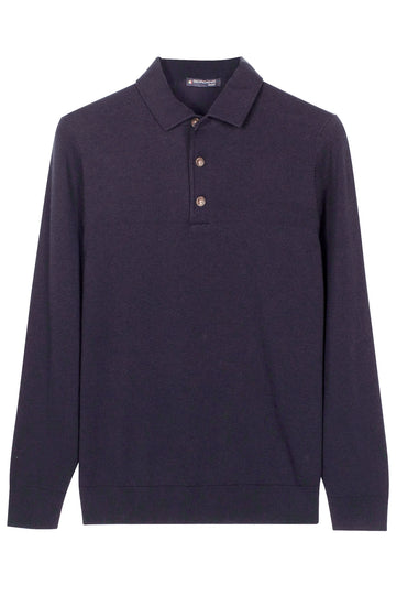 Giordano Long Sleeve Polo - Navy
