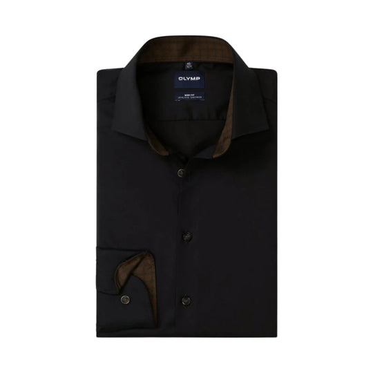 Olymp Body Fit Shirt - Black