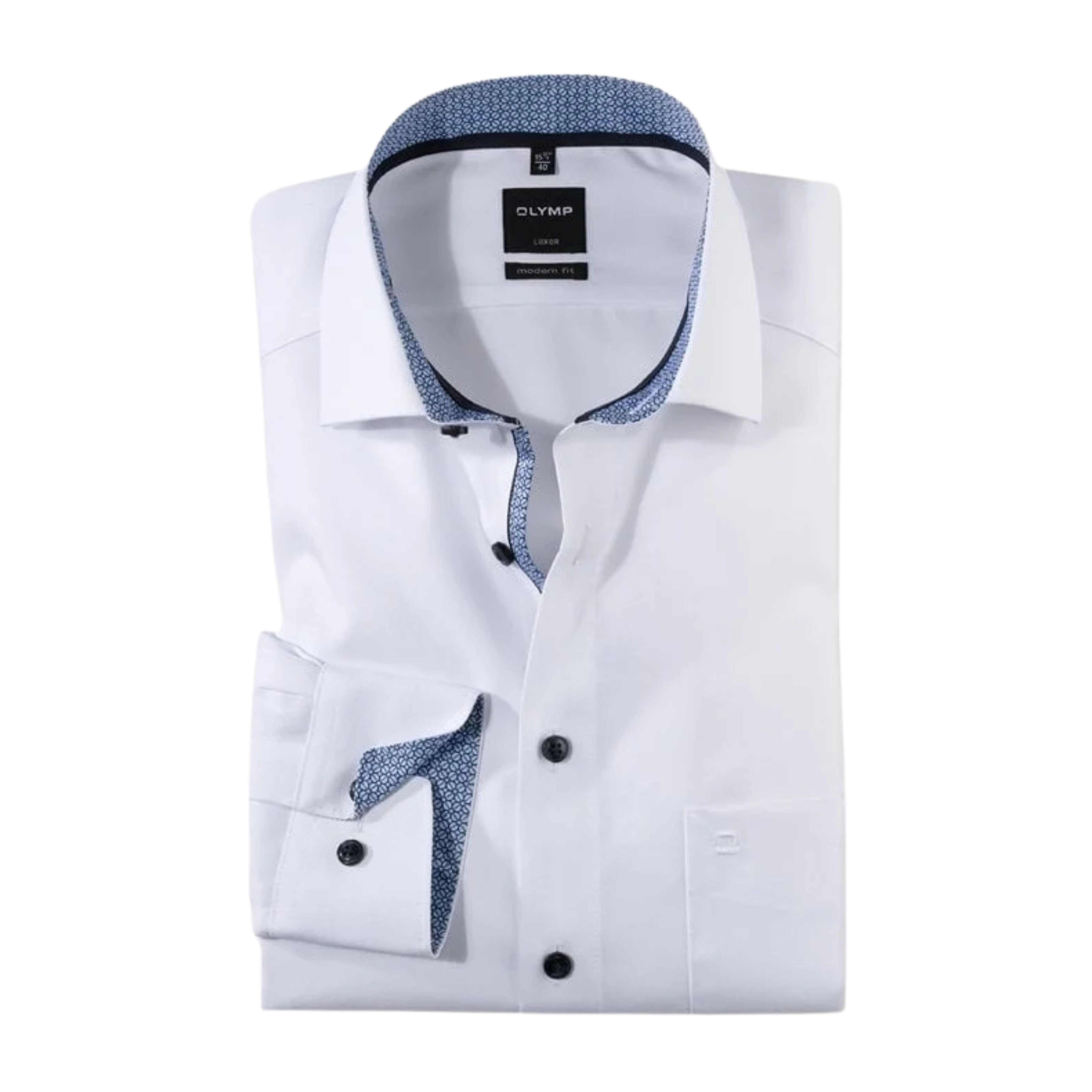 Olymp Luxor Modern  Fit shirt - White