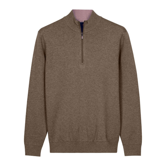 Bailey`s 1/4 Zip -Taupe