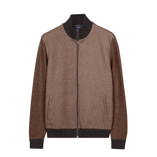 Bailey`s Full  Zip Cardigan -Beige