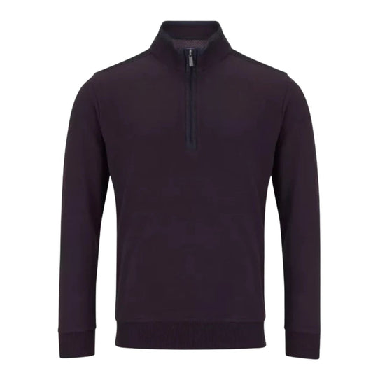 DG's Drifter Dark Purple 1/4 Zip Sweater