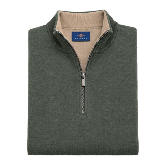 Bailey`s 1/4 Zip - Green