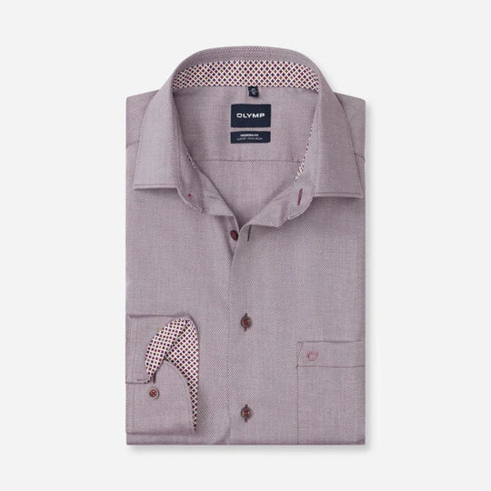 Olymp Modern Fit Shirt - Bordeaux