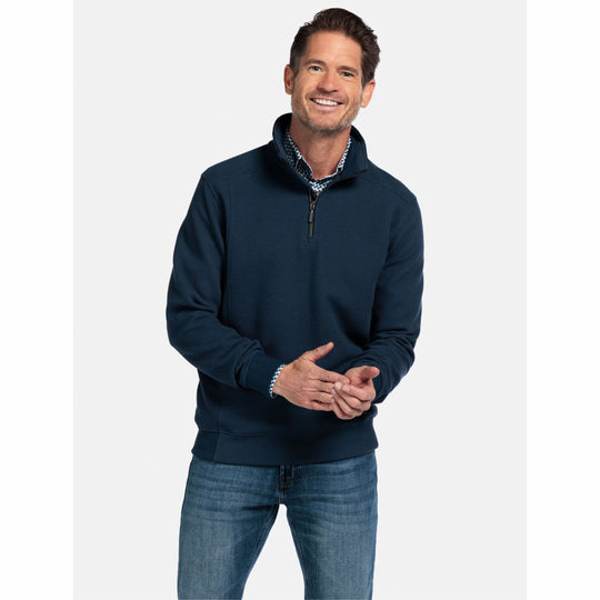 Baileys 1/4 Zip Sweater -NAVY