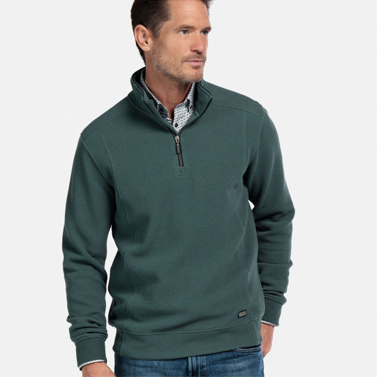 Baileys 1/4 Zip Sweater -Olive