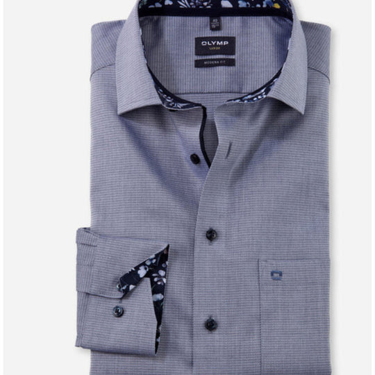 Olymp Luxor Modern Fit shirt -Marine