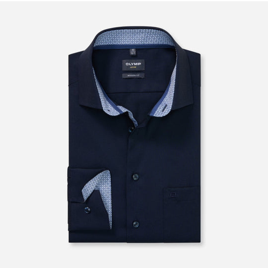 Olymp Luxor Modern Fit shirt -Navy