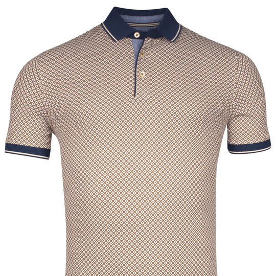 Baileys Short Sleeve Polo - Brown