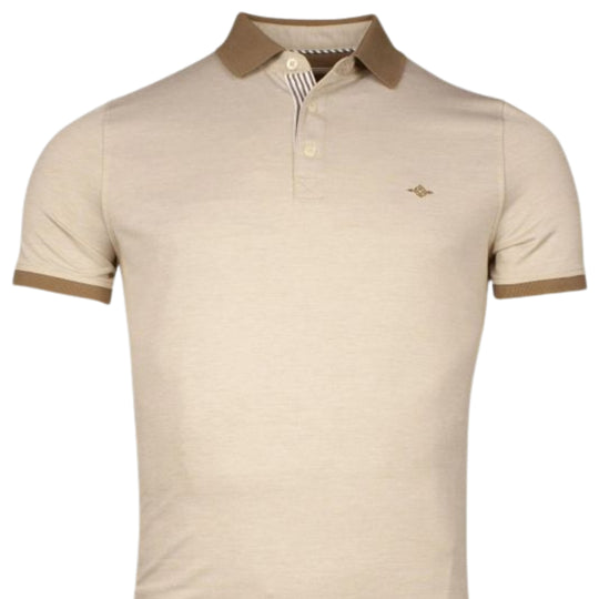 Baileys Short Sleeve Polo - Beige