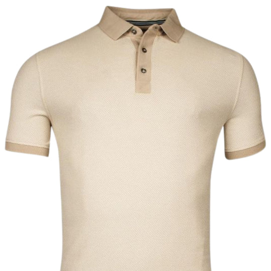 Baileys Short Sleeve Polo - Beige
