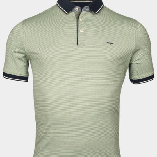 Baileys Short Sleeve Polo - Green /Navy
