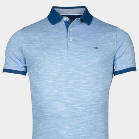 Baileys Short Sleeve Polo -Blue