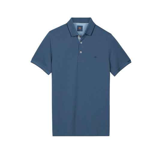 Baileys Short Sleeve Polo -Blue