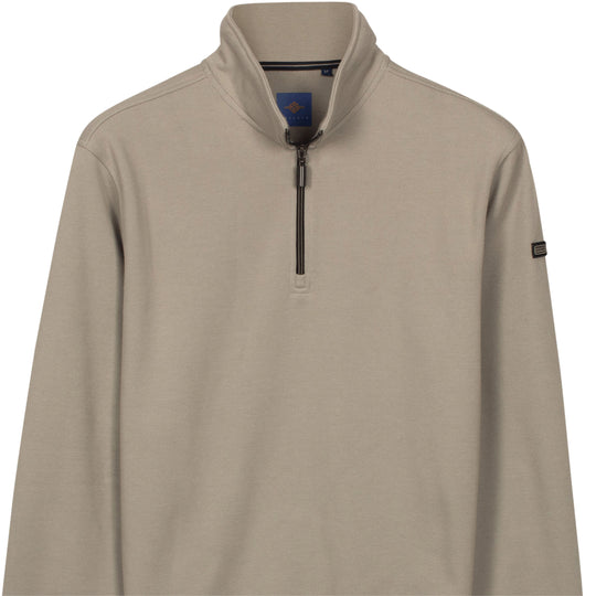 Baileys 1/4 Zip -  Taupe