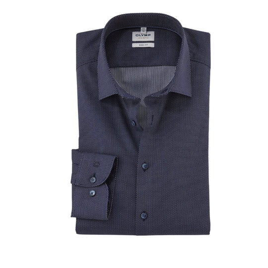 Olymp Body Fit Shirt - Navy
