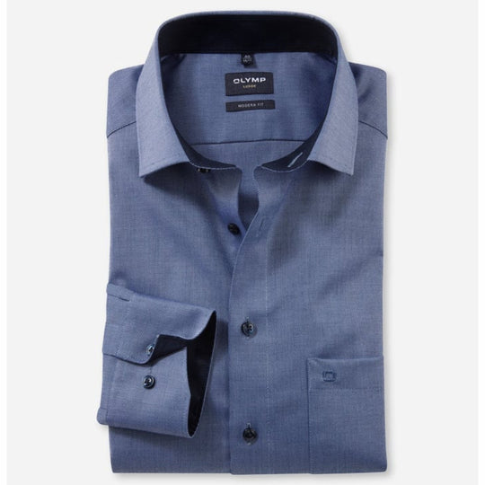 Olymp Modern Fit Shirt - Dark Blue