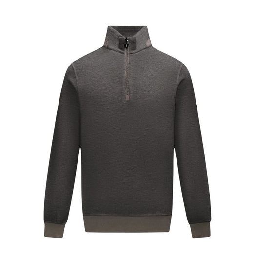 6th Sense  1/4 Zip Sweater  -Peat