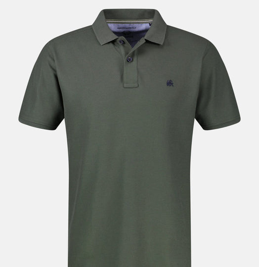 Lerros Short sleeve polo -Olive