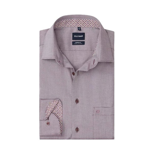 Olymp Modern Fit Shirt - Bordeaux