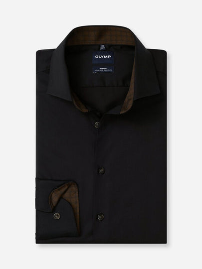 Olymp Body Fit Shirt - Black