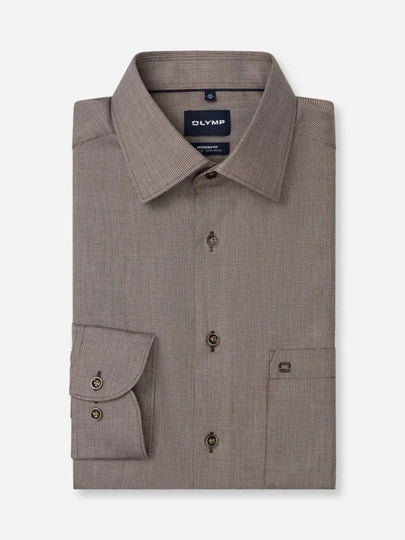 Olymp Modern Fit Shirt - Brown
