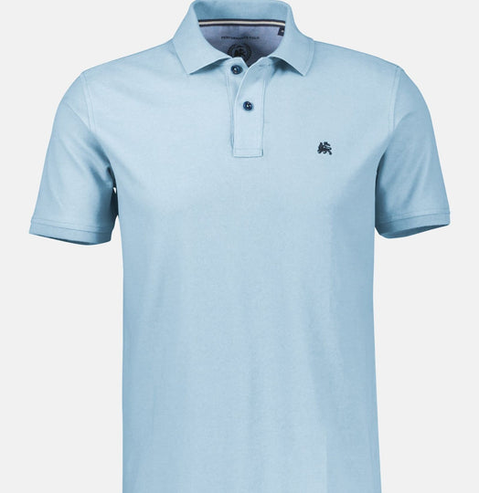 Lerros Short sleeve polo -Ice Blue