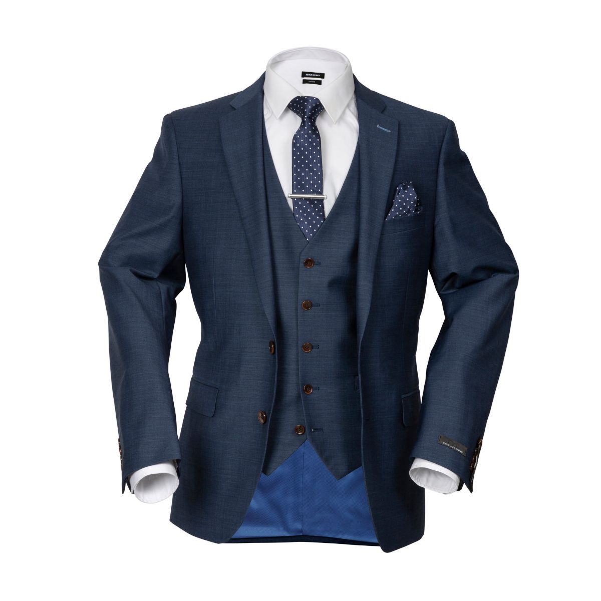 Daniel Grahame Tapered Fit Suit Jacket - Blue