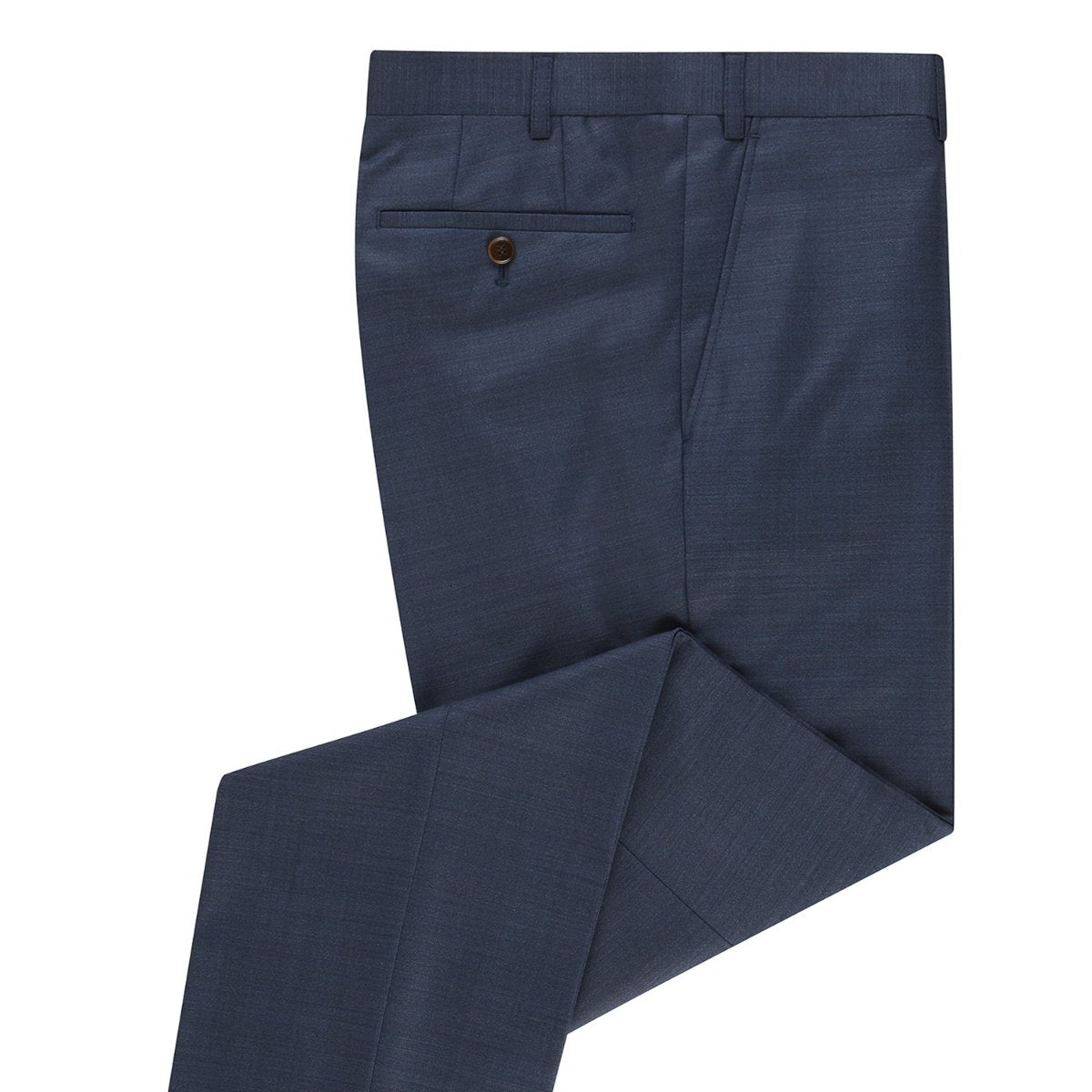 Daniel Grahame Tapered Fit Suit Trousers - Blue