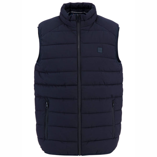 Fynch Hatton Padded Gilet - Navy