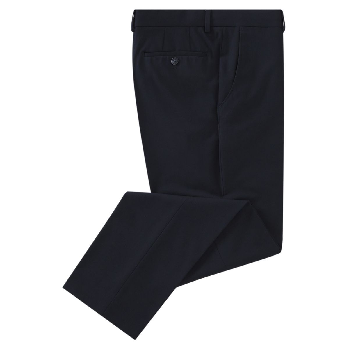 Remus Uomo Tapered Fit Suit Trousers - Dark Navy