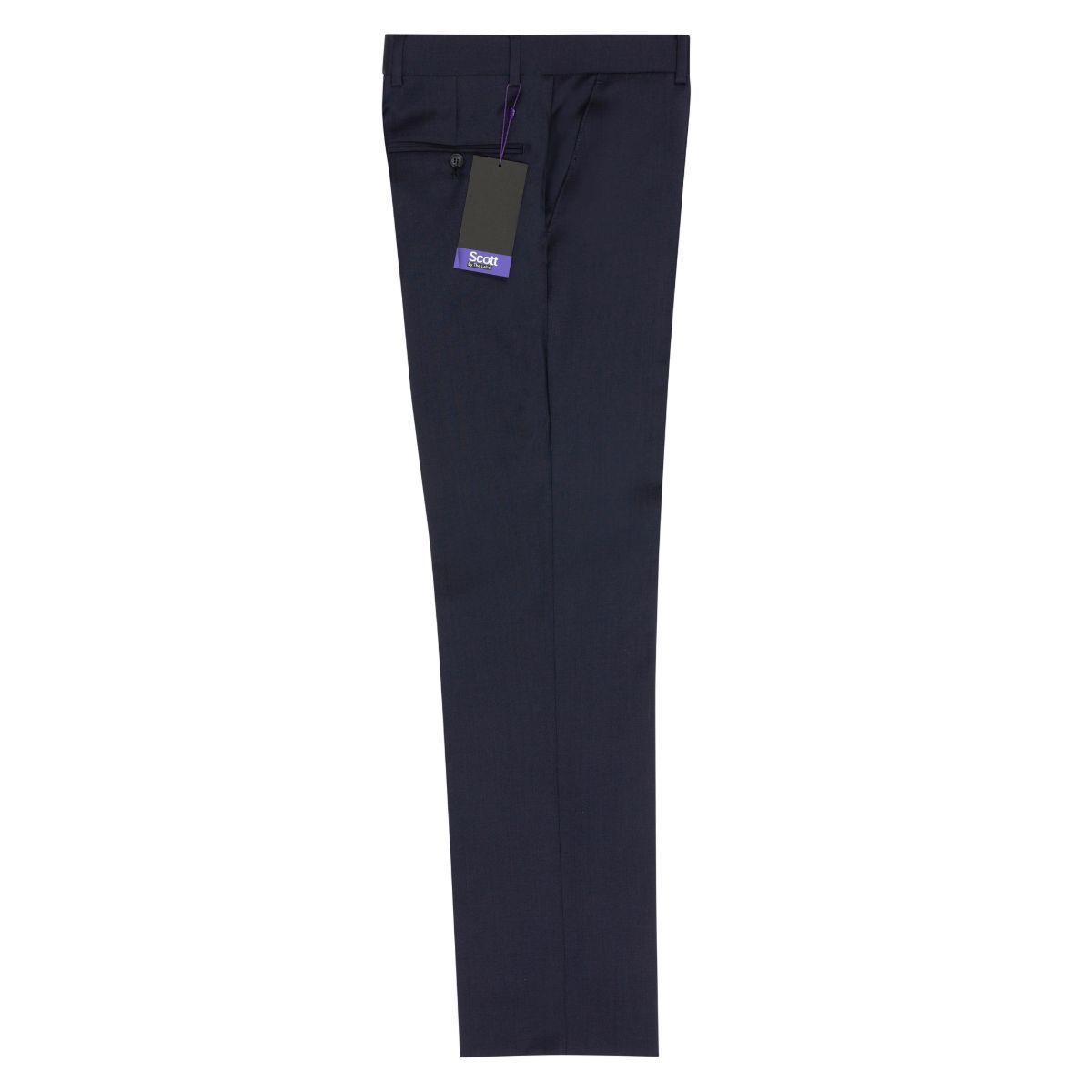 Scott by The Label Regular Fit Suit Trousers - Dark Navy